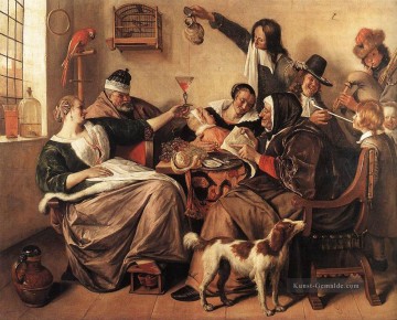  maler - Die Künstlerfamilie holländischer Genre Maler Jan Steen
